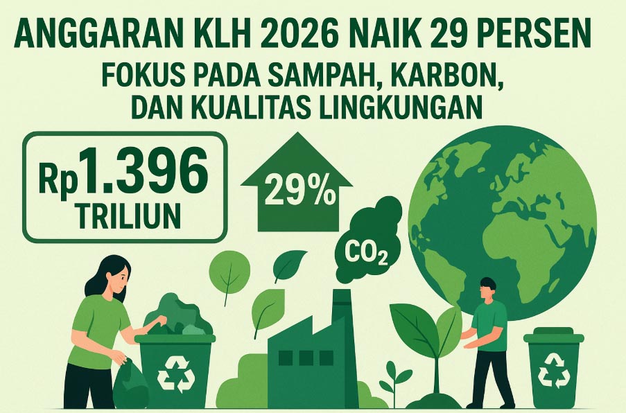 Anggaran KLH 2026 fokus lingkungan