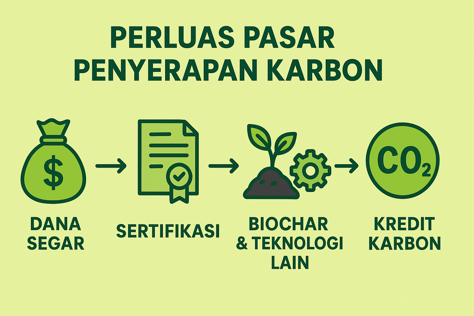 perluas pasar penyerapan karbon