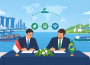 Genjot Dekarbonisasi Maritim, Singapura Gandeng Brasil Bangun Koridor Pelayaran Hijau